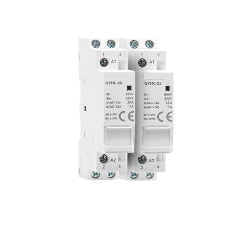 Relais 2P 25A AC DC interrupteur manuel pour panne circuit