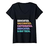 Photo Gallery donna dedicato xray tech divertente radiologo grafico radiologico maglietta con collo a v Photo Gallery donna dedicato xray tech divertente radiologo grafico radiologico maglietta con collo a v