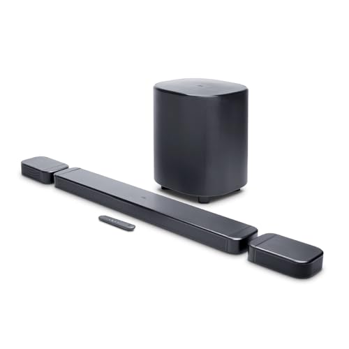 Image of JBL Bar 800 MK2, 7.1 (5.1.2) Channel Truly Wireless Soundbar with True Dolby Atmos 3D Surround Sound, 10 inch Down-Firing Wireless Subwoofer, PureVoice, HDMI eARC, WiFi, One App, 780W
