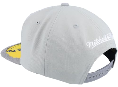 Mitchell & Ness Golden State Warriors Munch Time Snapback Hat miniatura 5