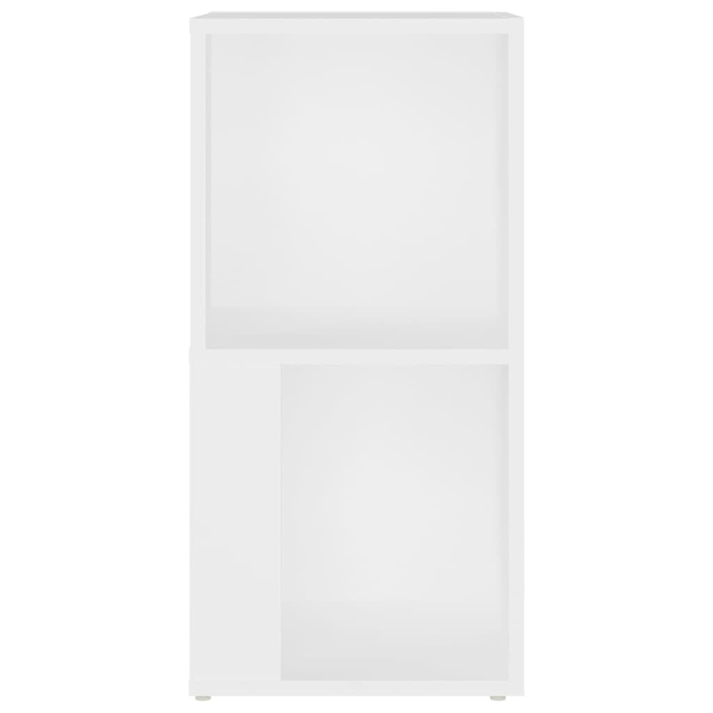 Armario con cajones para dormitorio, estantería esquinera, color blanco, 33 x 33 x 67 cm, madera