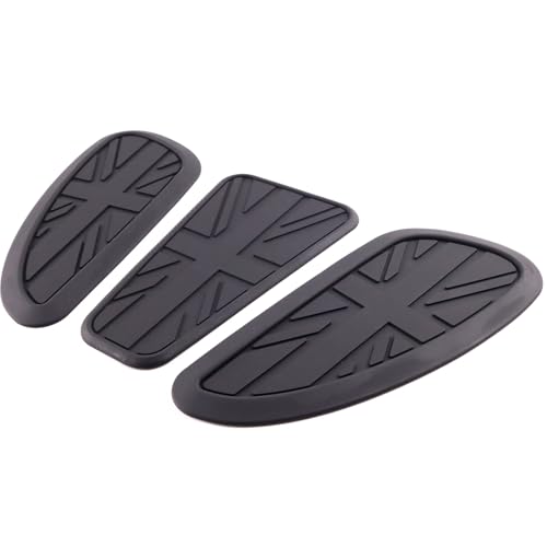 Autocollant réservoir moto vintage avec pad de protection de genou antidérapant style rétro