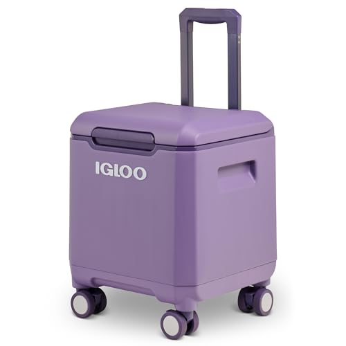 Image of Igloo Tag Along Too Coolers | Insulated Hard Shell Picnic Style Cooler | Rolling Ice Chest