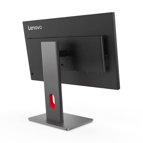 Image of Lenovo ThinkVision P24QD-40 24 inch Class WQHD LED Monitor - 16:9 - Eclipse Black