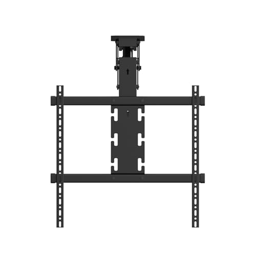 Image of Audiovan Motorized Ceiling TV Mount with Remote Electric Flip Down TV Bracket for 32 to 75 inch Flat and Curved Screen
