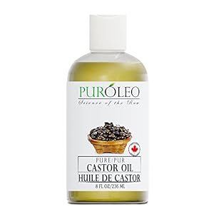 PUROLEO-Castor-Oil-8-Fl-Oz236-ML-Made-in-Canada-Hair-Lash-Beard-Eyelashes-Eyebrow-Oil-Jamaican-Black-castor-oil-for-brow-lashes-Make-eyelash-serum-hair-serum-for-dry-hair-and-frizzy-huile-de-ricin-pou