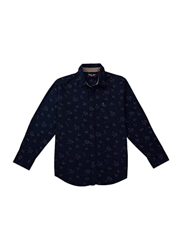 Image of Gini & Jony Boys Printed Cotton Full Sleeves Regular Fit Shirt