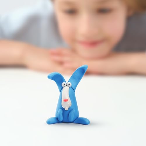 Hey Clay Animals - 18 Can Modeling Air-Dry Clay & Interactive App - Arts & Crafts for Ages 3 to 11