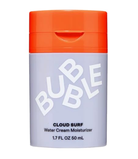 Bubblee Skincare Cloud Surf Water Cream Hidratante facial, cuidado diario, todo tipo de piel, 1.7 fl oz  1.7 fl oz, paquete de 1