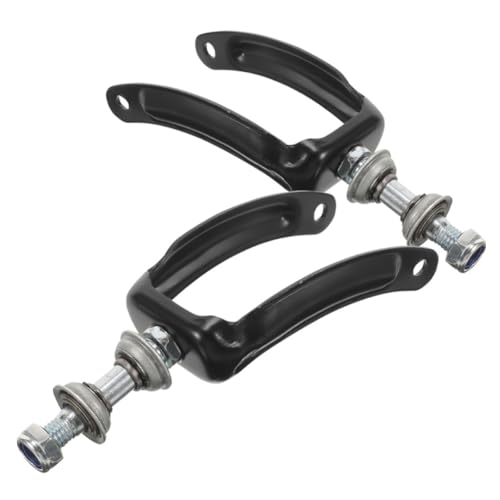 Hoement 2個属製前輪ブラケット 車椅子用ホイールブラケット 交換用前輪フォーク 旋輪対応