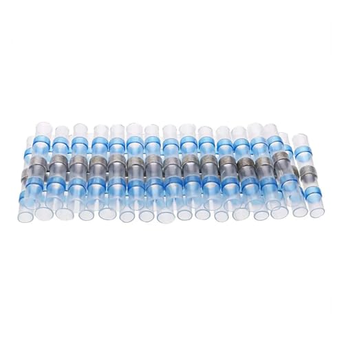 Connecteur bout à bout fil étanche terminal soudage thermorétractable 100pcs