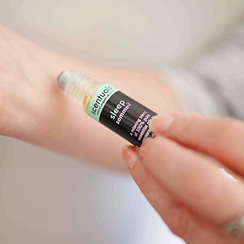 Essential Oil Blend Roll On Sleep: Ylang Ylang, Lavender Oil Jasmin Essential Oils for Relaxation, 100% Pure, Calming Effects & Promotes Relaxation, Aromatherapy, Anti Stress Oil (9 ml | 0.3 oz) - Image 4