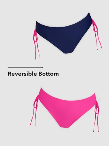 Image of CUPSHE Women's 2 Piece Bikini Set Back Braided Straps with Reversible Bottom