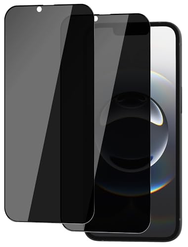 ICESPRING für Panzerglas für iPhone 16e Blickschutz, 2 Stück Anti-Spy Panzerfolie 9H Härte Sichtschutzfolie für Apple iPhone 16e Folie