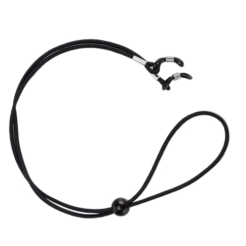 メガネひもホルダー |調節可能な眼鏡サングラスストラップ スポーツ眼鏡チェーンガラスストラップ、毎日の通勤サイクリング用ネコードは、顔の輪郭に合わせて調整可能なフィット感と弾性構造を組み合わ