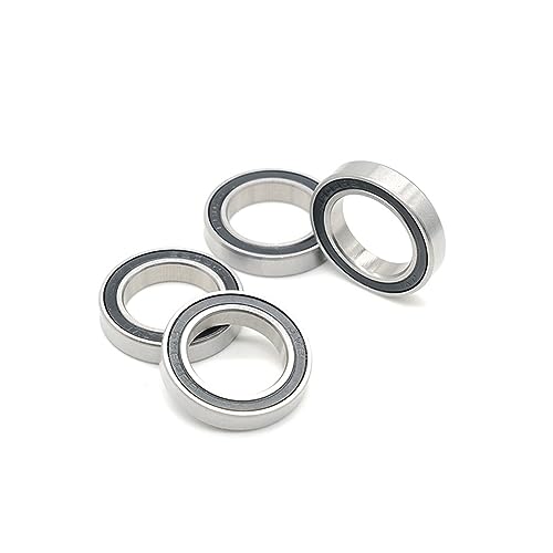 Rodamiento de bolas 63802-2RS de 15x24x7mm con cubierta de sellado de goma, pack de 10 unidades
