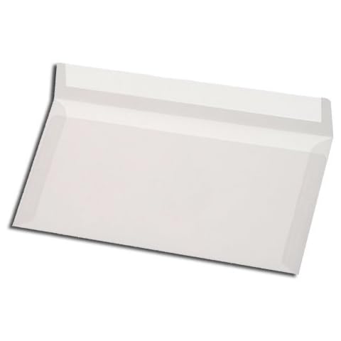 Sobres transparentes DerMegaDeal, 75 autoadhesivos 220x110mm Cover