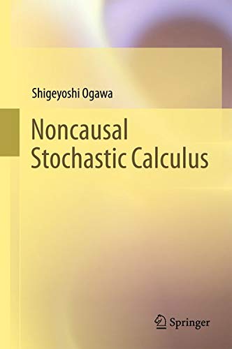 Buy Noncausal Stochastic Calculus — BookShops.in