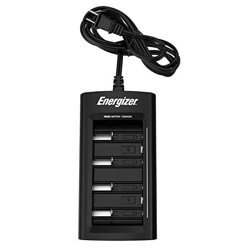 Image of Energizer Recharge Universal Charger for NiMH Rechargeable AA, AAA, C, D, and 9V Batteries, 1 Count (Pack of 3)
