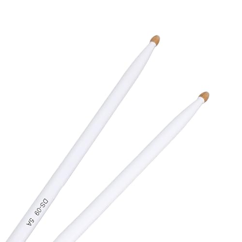 1 par de baquetas de arce, accesorios de reemplazo para instrumentos musicales, ideales para niños y principiantes (blanco) miniatura 4