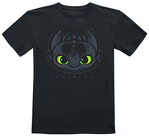 DRACHENZÄHMEN LEICHT GEMACHT Kids - Toothless Unisex T-Shirt schwarz 152