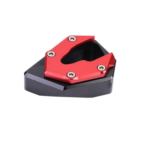 Extension béquille latérale en aluminium plaque de support élargie 310M rouge