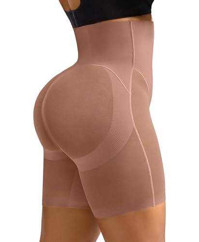 Image of SHAPELLX Shapewear for Women Tummy Control Underwear High Waist Butt Lifting Shorts Seamless Slimmer Womens Body Shaper
