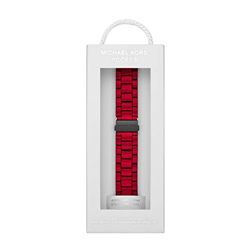 Image of Michael Kors Band for Apple Watch; Stainless Steel Smart Watch Bands for Women; Compatible with Apple Watch 38mm, 40mm, 41mm