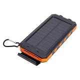 200000mAh Solar Povver Baink Portable Large Capacity Charrger Compatible with L0S Androld USpB-A and USpB-C High-Speed Charging Support