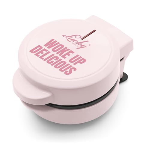 Catálogo de Walmart Waflera , tabla con los diez mejores. 44 Wafflera mini Lucky Wafflette para Waffles Belgas 13 cm | Antiadherente | Compacta y Fácil de Usar | Calentamiento Rápido | Ideal para Waffles Dulces y Salados | Diseño Moderno...