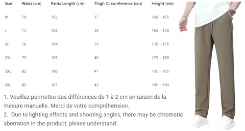 Aerostrides Pull on Waffle Stretch Casual Pants, Men's Ultra Soft Breathable Stretch Loose Fit Work Travel Pants2