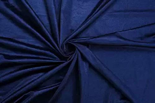 Image of Parda Sansar Polyresin Solid Window Curtain, 5 Feet, Navy Blue, Pack of 4