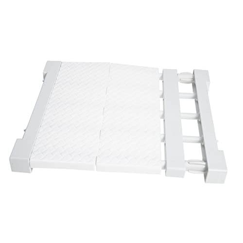 CHILDWEET Wardrobe Tension Shelf Organizer Expandable Rack Divider for Home Dorm Space Saving Design for Closet Bookshelves Bathroom Easy Installation