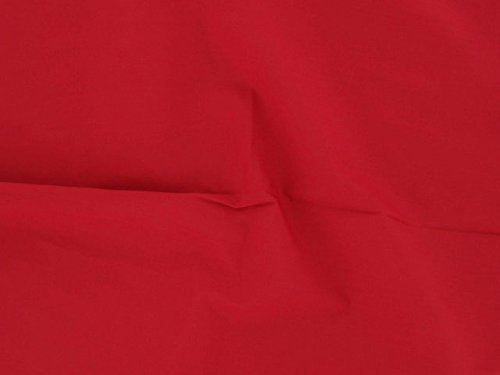 Dalston Mill Fabrics Tela de polialgodón, Rojo, 3 m, algodón