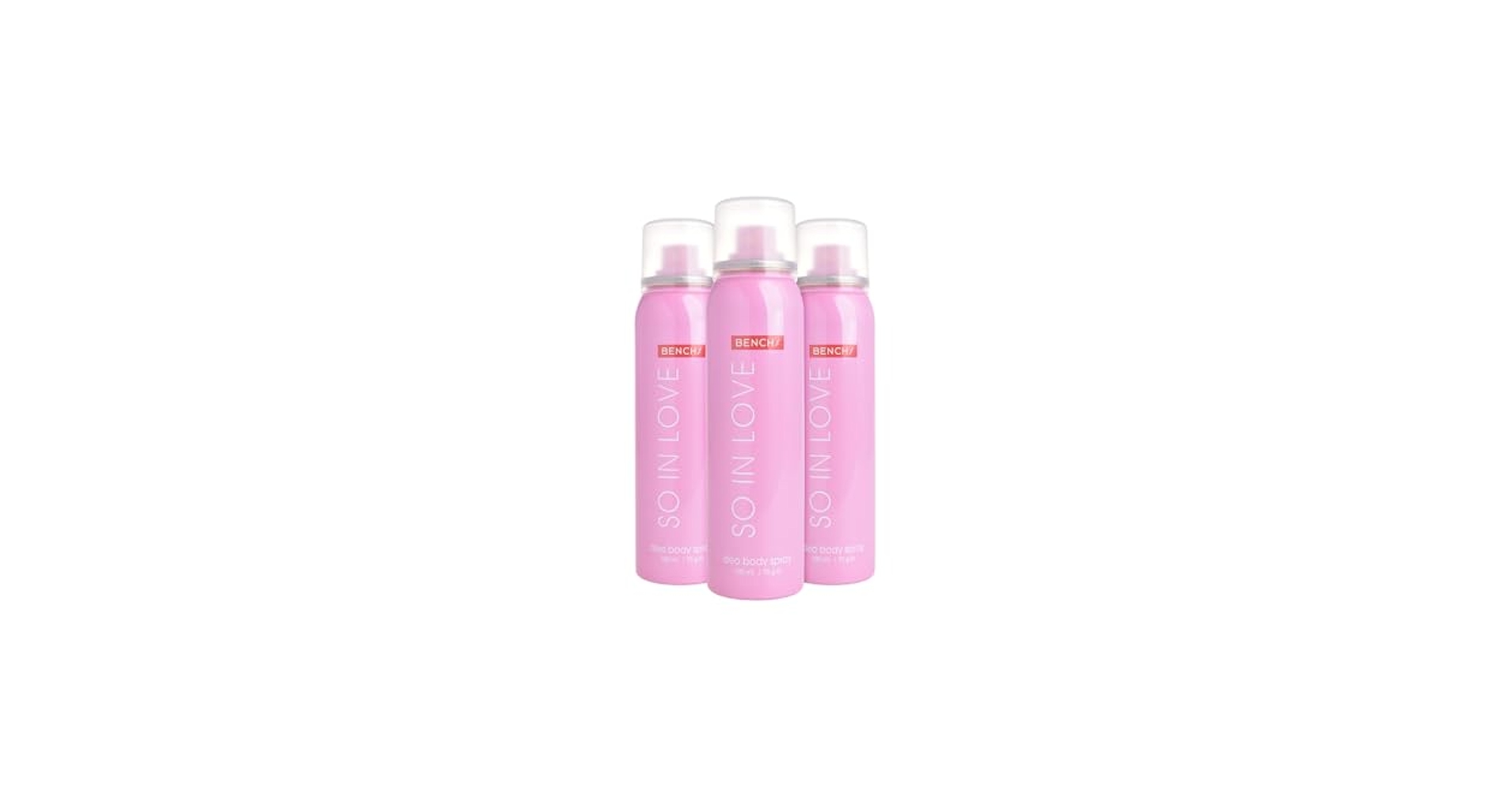 Amazon.com : 3 pcs Pink So In Love Deo Body Spray 100 ml