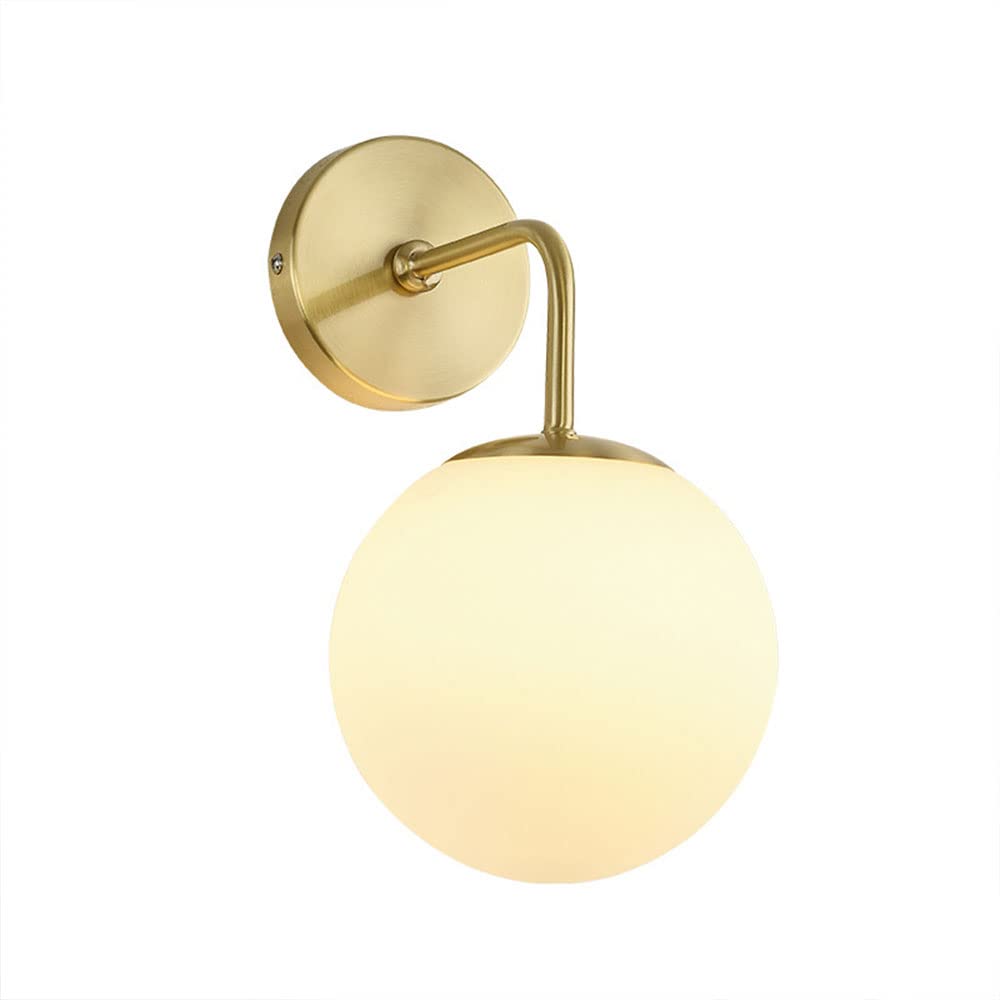 Appliques murales en verre sphériques pour remplacer les lampes de table encombrantes