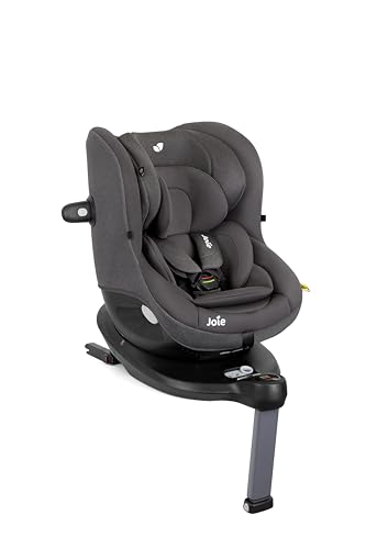 Joie i-Spin 360™ E seggiolino auto R129 i-Size, ISOFIX, rotazione a 360°, protezione dagli impatti laterali – da 6 mesi a 4 anni (61–105 cm), thunder