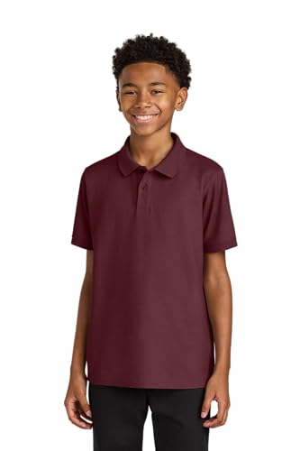 PUTUMAYO ネクタイ付ボルドーナポレオンシャツ Amazon.com: Port Authority Youth Wearever Signature Pique Polo