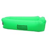 Seguridad y firme: soporta hasta 500 libras de peso. Este sofá de aire de gran tamaño y soporte de cuerpo completo proporciona estabilidad, incluso se utiliza con viento grande. Utiliza tu tumbona inflable en la piscina, playa, patio, picnics con confianza. Adecuado para adultos, niños e incluso sus mascotas queridas.