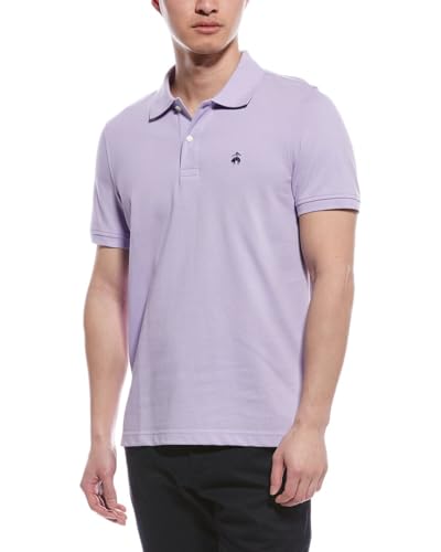 Polo à manches courtes piqué Brooks Brothers coupe ajustée pour homme en maille de coton chic