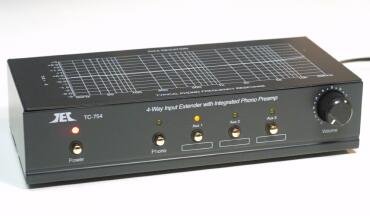 Tcc Tc-754 Black Riaa Phono Preamp (Pre-Amp, Preamplifier) With Three Switchable Aux Inputs And Variable Output Level #TOP6