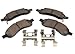 ACDelco GM Genuine Parts 171-1067 Front Disc Brake Pad Set with Clips