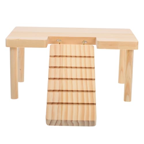 POPETPOP Mesa de Plataforma para hámster Plataforma de Rueda de hámster rampa de Conejillo de Indias Plataforma de Juegos para Jaula de cobayas decoración de Jaula para Mascotas pequeñas