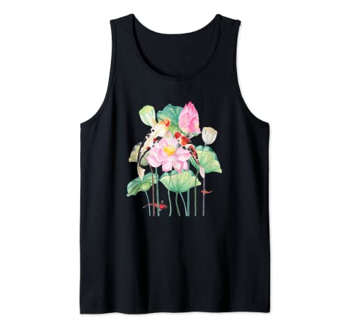 Nishikigoi Tapis de nénuphars pour carpes koï japonaises Débardeur