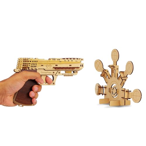 Image of DIY Blaster Gun Toy & Dynamic Target | Build & Play with a Working Blaster Gun | STEM Educational Toy for Kids Age 8, 9, 10, 11+ Years | Science & Learning