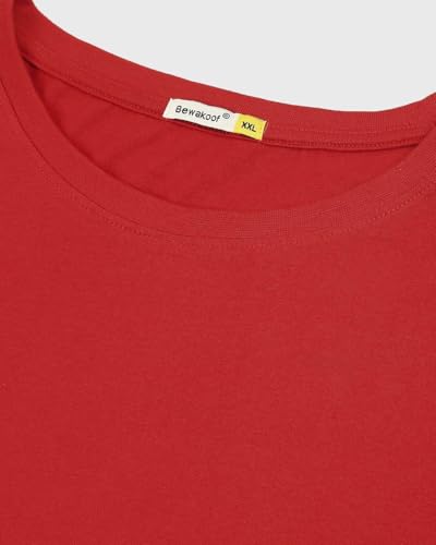 Image of Bewakoof Women's Cotton Graphic Print Relaxed Fit Round Neck Plus Size T-Shirt