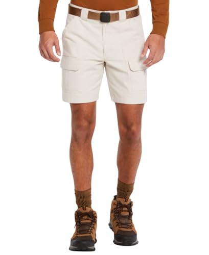 Image of Savane Mens 8 inch Hiking Cotton Cargo Shorts with Tech Pocket (Available in Big & Tall)