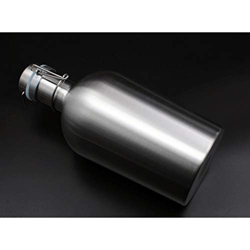 XWOZYDR Bouteilles en acier inoxydable avec embouts Stopper - Bouteilles Flip Top eau, idéal for la maison de brassage, de la bière artisanale, tasse de café Voyage (Size : M) - Image 5