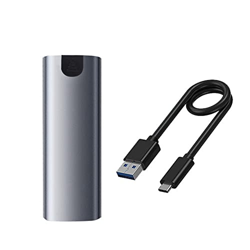 Caja externa para SSD M.2 NGFF USB 3.1 Gen 2 5Gbps gris miniatura 1