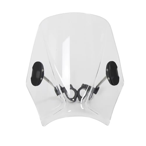 Für YAM&AHA XJR1300 SP XJR1200 SR125 SR400 SCR950 VMAX XJ600 Universal Motorrad Windschutzscheibe Spoiler Für Street Bike Windschutzscheibe Motorräder Windschild